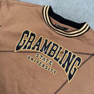 Grambling State University Classic '92 Crewneck Butter Rum/Black Sweatshirt M